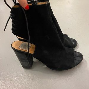 Vintage Jeffrey Campbell lace up mule